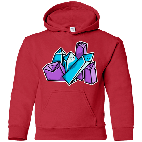 Sweatshirts Red / YS Kawaii Cute Crystals Youth Hoodie