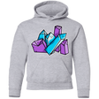 Sweatshirts Sport Grey / YS Kawaii Cute Crystals Youth Hoodie