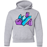 Sweatshirts Sport Grey / YS Kawaii Cute Crystals Youth Hoodie