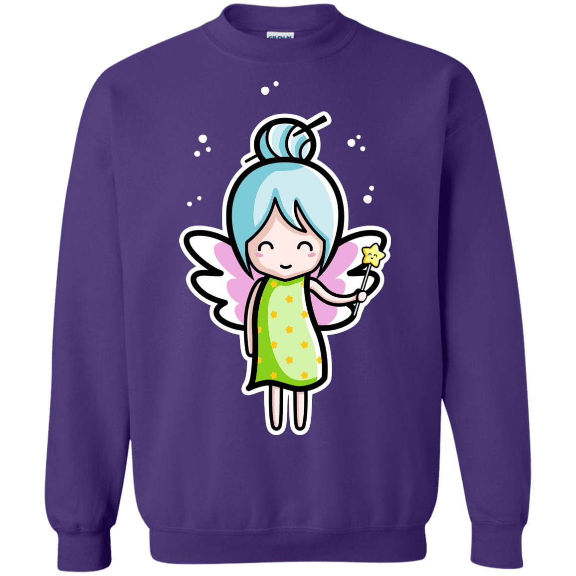 Sweatshirts Purple / S Kawaii Cute Fairy Crewneck Sweatshirt