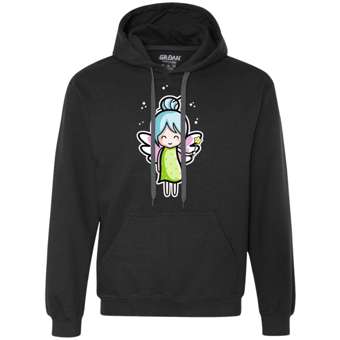 Sweatshirts Black / S Kawaii Cute Fairy Premium Fleece Hoodie