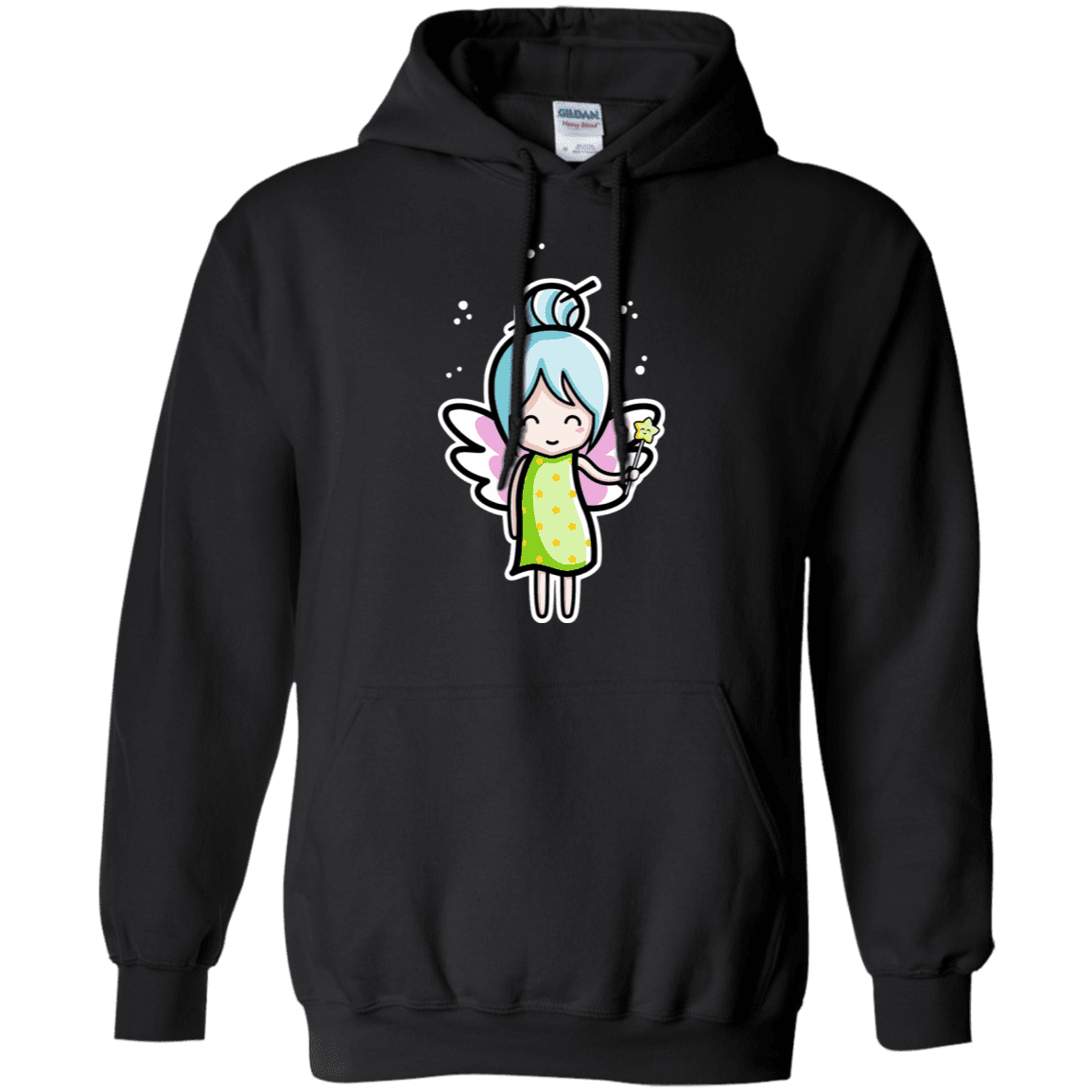 Sweatshirts Black / S Kawaii Cute Fairy Pullover Hoodie