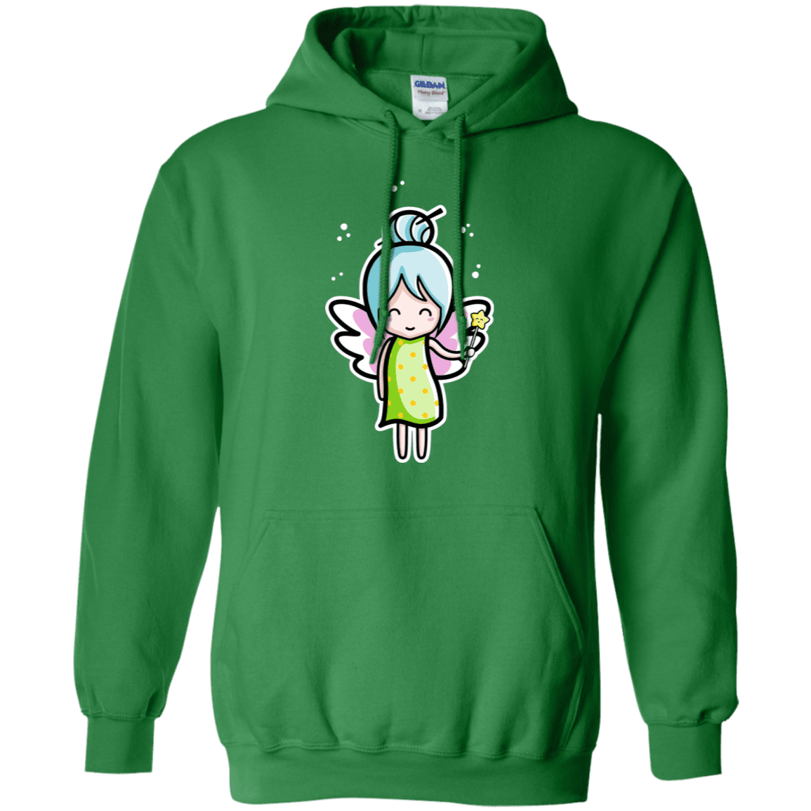 Sweatshirts Irish Green / S Kawaii Cute Fairy Pullover Hoodie