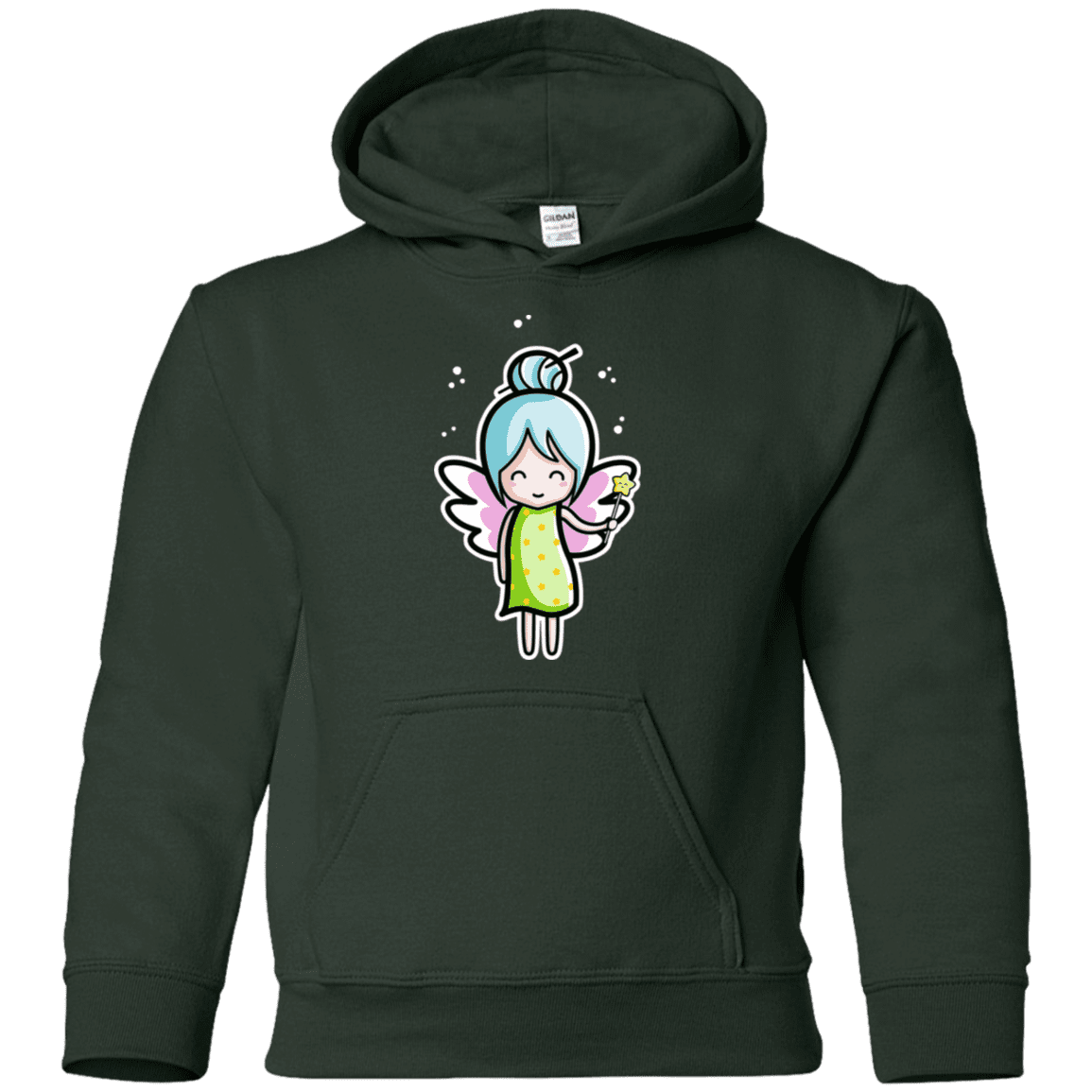 Sweatshirts Forest Green / YS Kawaii Cute Fairy Youth Hoodie