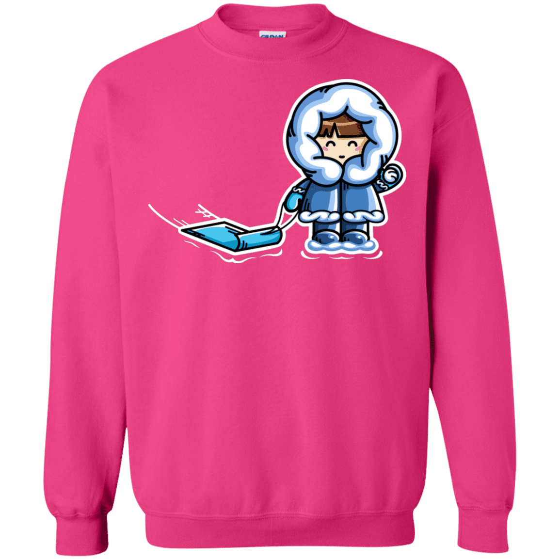 Sweatshirts Heliconia / S Kawaii Cute Fun In The Snow Crewneck Sweatshirt