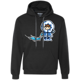 Sweatshirts Black / S Kawaii Cute Fun In The Snow Premium Fleece Hoodie