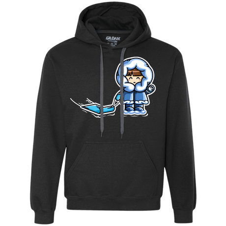 Sweatshirts Black / S Kawaii Cute Fun In The Snow Premium Fleece Hoodie