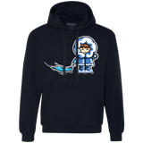 Sweatshirts Navy / S Kawaii Cute Fun In The Snow Premium Fleece Hoodie