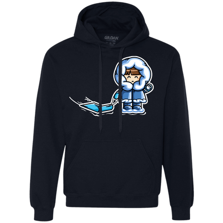 Sweatshirts Navy / S Kawaii Cute Fun In The Snow Premium Fleece Hoodie