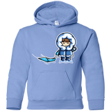 Sweatshirts Carolina Blue / YS Kawaii Cute Fun In The Snow Youth Hoodie