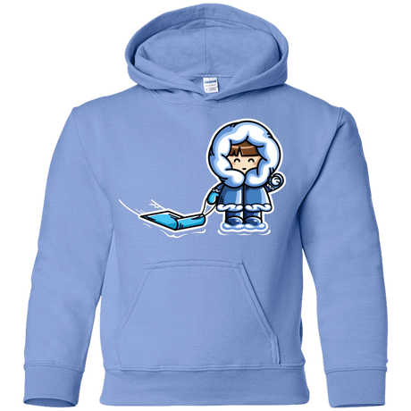 Sweatshirts Carolina Blue / YS Kawaii Cute Fun In The Snow Youth Hoodie