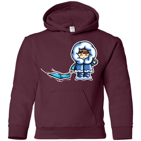 Sweatshirts Maroon / YS Kawaii Cute Fun In The Snow Youth Hoodie