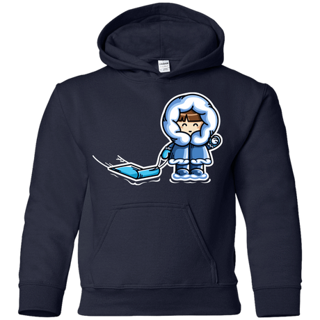 Sweatshirts Navy / YS Kawaii Cute Fun In The Snow Youth Hoodie