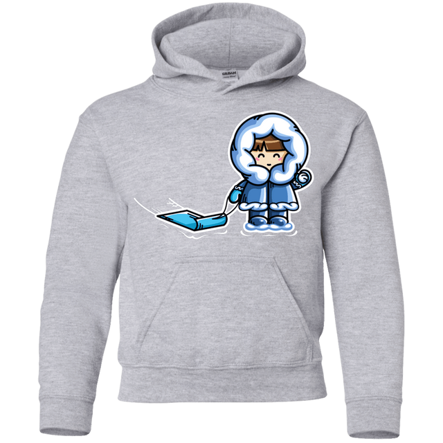 Sweatshirts Sport Grey / YS Kawaii Cute Fun In The Snow Youth Hoodie