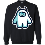 Sweatshirts Black / S Kawaii Cute Yeti Crewneck Sweatshirt