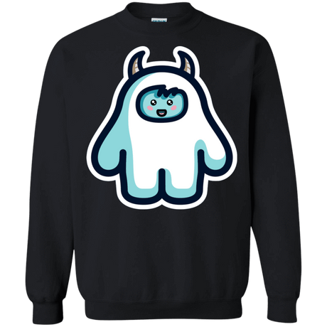 Sweatshirts Black / S Kawaii Cute Yeti Crewneck Sweatshirt