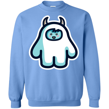 Sweatshirts Carolina Blue / S Kawaii Cute Yeti Crewneck Sweatshirt