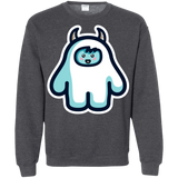 Sweatshirts Dark Heather / S Kawaii Cute Yeti Crewneck Sweatshirt