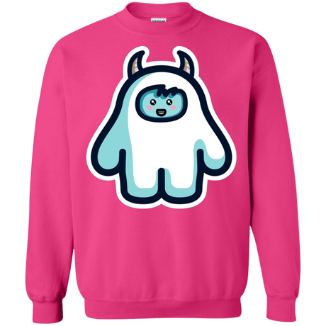 Sweatshirts Heliconia / S Kawaii Cute Yeti Crewneck Sweatshirt