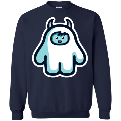 Sweatshirts Navy / S Kawaii Cute Yeti Crewneck Sweatshirt