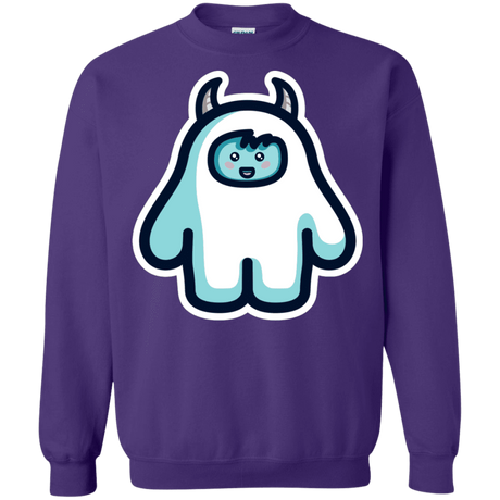 Sweatshirts Purple / S Kawaii Cute Yeti Crewneck Sweatshirt