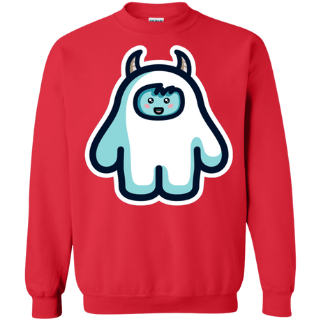 Sweatshirts Red / S Kawaii Cute Yeti Crewneck Sweatshirt