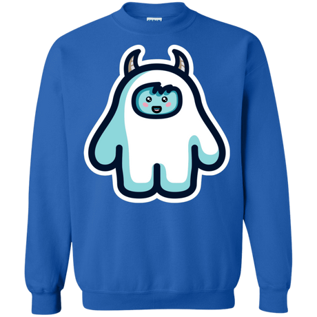 Sweatshirts Royal / S Kawaii Cute Yeti Crewneck Sweatshirt