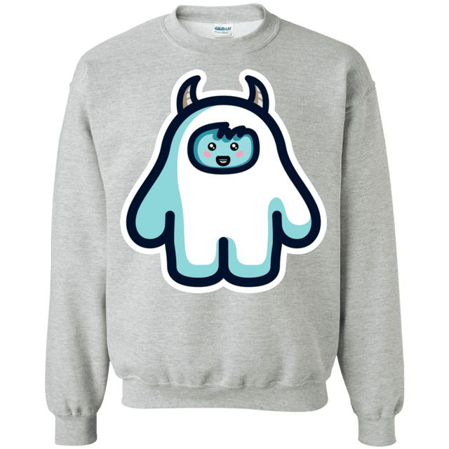 Sweatshirts Sport Grey / S Kawaii Cute Yeti Crewneck Sweatshirt