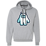 Sweatshirts Sport Grey / L Kawaii Cute Yeti Premium Fleece Hoodie