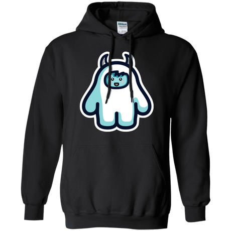 Sweatshirts Black / S Kawaii Cute Yeti Pullover Hoodie