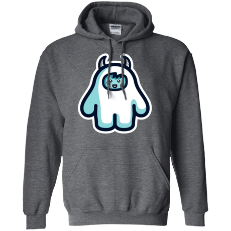 Sweatshirts Dark Heather / S Kawaii Cute Yeti Pullover Hoodie