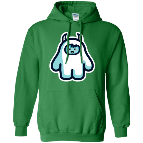 Sweatshirts Irish Green / S Kawaii Cute Yeti Pullover Hoodie