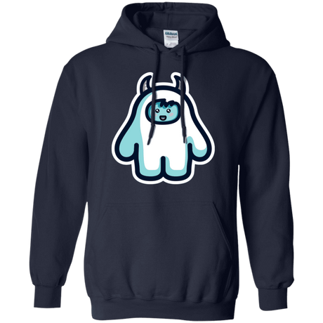 Sweatshirts Navy / S Kawaii Cute Yeti Pullover Hoodie