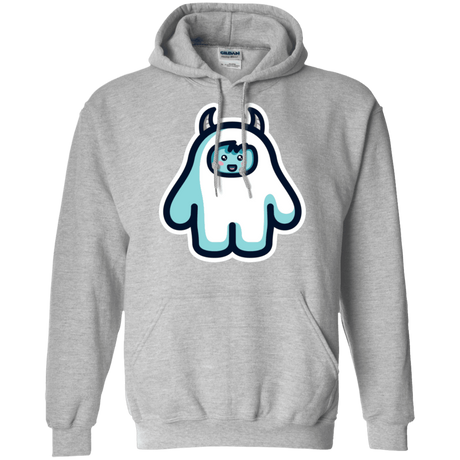 Sweatshirts Sport Grey / S Kawaii Cute Yeti Pullover Hoodie