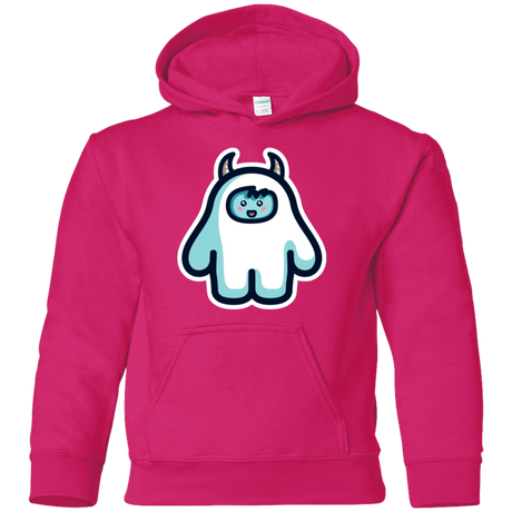 Sweatshirts Heliconia / YS Kawaii Cute Yeti Youth Hoodie