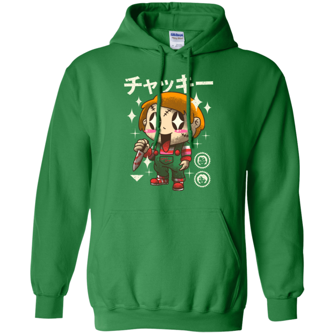 Sweatshirts Irish Green / Small Kawaii Doll Pullover Hoodie