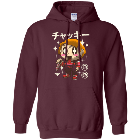 Sweatshirts Maroon / Small Kawaii Doll Pullover Hoodie