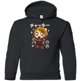 Sweatshirts Black / YS Kawaii Doll Youth Hoodie
