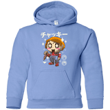 Sweatshirts Carolina Blue / YS Kawaii Doll Youth Hoodie