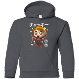 Sweatshirts Charcoal / YS Kawaii Doll Youth Hoodie