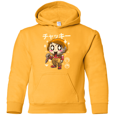 Sweatshirts Gold / YS Kawaii Doll Youth Hoodie
