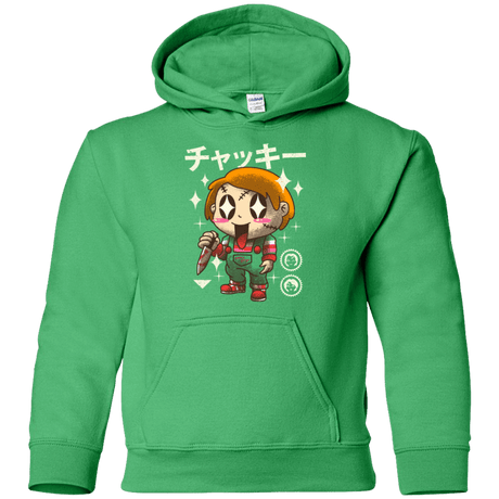 Sweatshirts Irish Green / YS Kawaii Doll Youth Hoodie