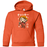 Sweatshirts Orange / YS Kawaii Doll Youth Hoodie