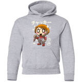 Sweatshirts Sport Grey / YS Kawaii Doll Youth Hoodie