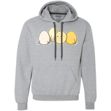 Sweatshirts Sport Grey / S Kawaii Easter Chick and Eggs Premium Fleece Hoodie