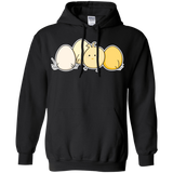 Sweatshirts Black / S Kawaii Easter Chick and Eggs Pullover Hoodie