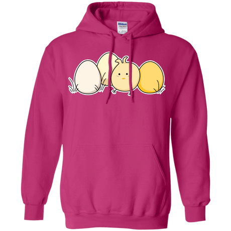 Sweatshirts Heliconia / S Kawaii Easter Chick and Eggs Pullover Hoodie