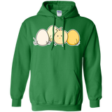 Sweatshirts Irish Green / S Kawaii Easter Chick and Eggs Pullover Hoodie