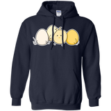 Sweatshirts Navy / S Kawaii Easter Chick and Eggs Pullover Hoodie