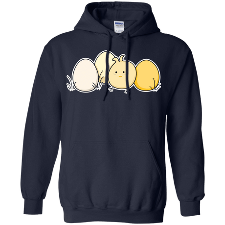 Sweatshirts Navy / S Kawaii Easter Chick and Eggs Pullover Hoodie